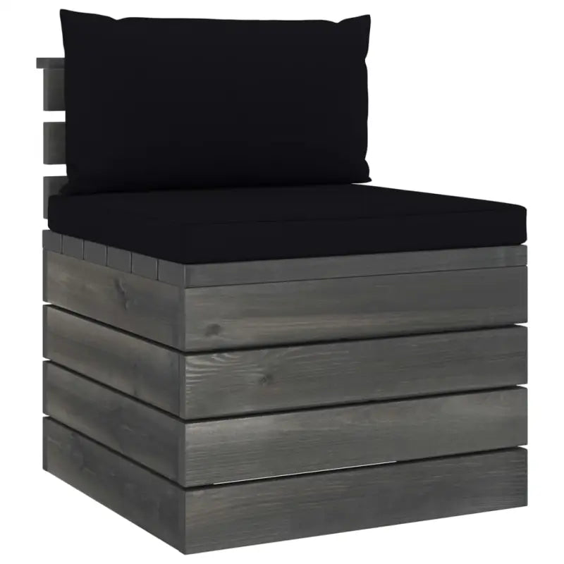 Pallet tuinset van massief grenenhout met kussens voor ontspanning - Tuinsets