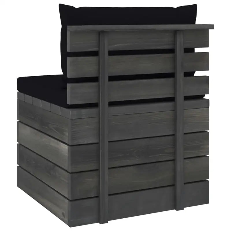 Pallet tuinset van massief grenenhout met kussens voor ontspanning - Tuinsets
