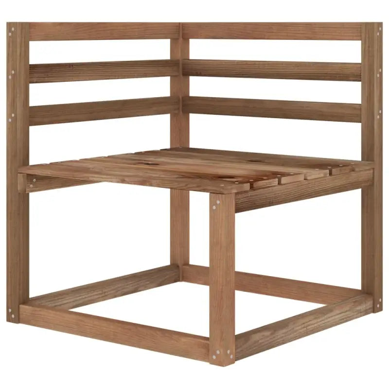 Pallet tweezitsbank van geïmpregneerd grenenhout voor jouw tuin - Tuinsets