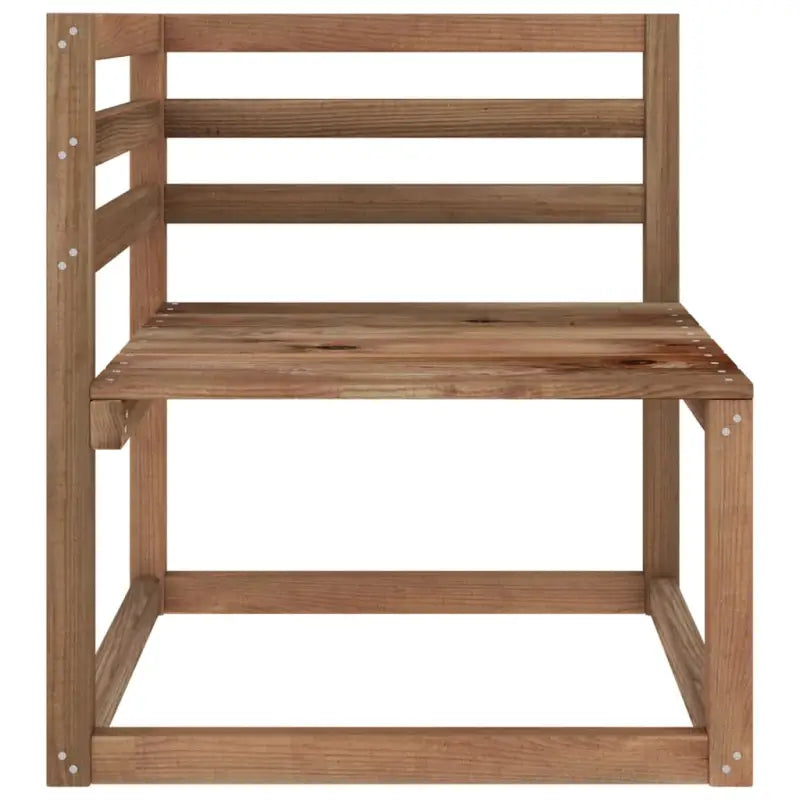 Pallet tweezitsbank van geïmpregneerd grenenhout voor jouw tuin - Tuinsets