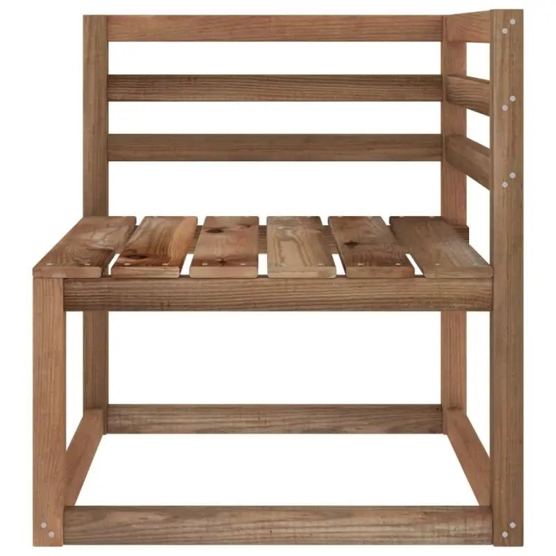 Pallet tweezitsbank van geïmpregneerd grenenhout voor jouw tuin - Tuinsets