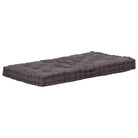 Palletbankkussen voor comfortabele tuinbankzen - Antraciet / 120 x 80 x 10 cm / 1 - Stoelkussens