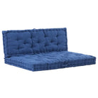 Palletbankkussen voor comfortabele tuinbankzen - lichtblauw / 120 x 40 x 7 cm & 120 x 80 x 10 cm / 1 - Stoelkussens