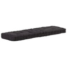 Palletbankkussen voor comfortabele tuinbankzen - Zwart / 120 x 40 x 7 cm / 1 - Stoelkussens