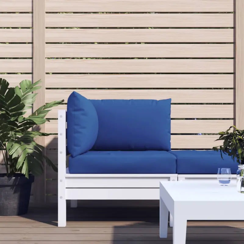 Palletkussen van oxford stof voor een frisse uitstraling in je buitenruimte - Blauw / 1 / Hoekbank - Stoelkussens