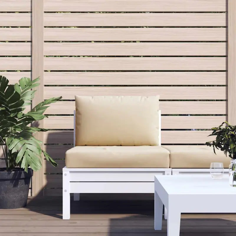 Palletkussen van oxford stof voor een frisse uitstraling in je buitenruimte - Beige / 1 / Middenbank - Stoelkussens
