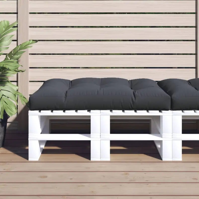 Palletkussen voor een frisse uitstraling en behoud van oorspronkelijke vorm - Antraciet / 120 x 80 x 12 cm / 1
