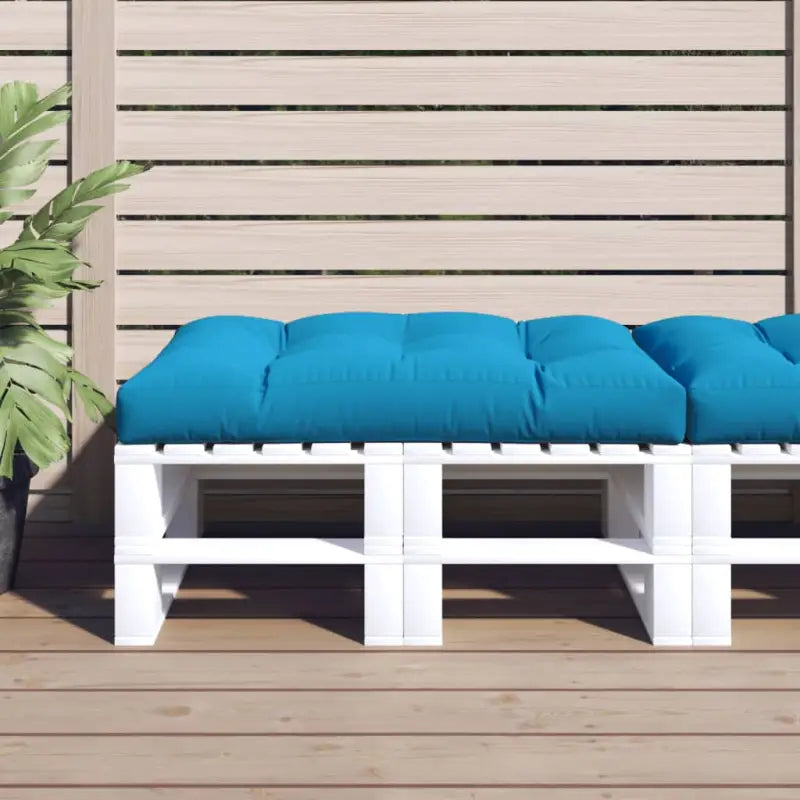 Palletkussen voor een frisse uitstraling en behoud van oorspronkelijke vorm - Blauw / 120 x 80 x 12 cm / 1