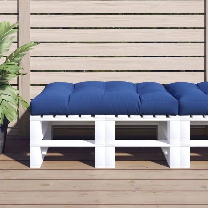 Palletkussen voor een frisse uitstraling en behoud van oorspronkelijke vorm - koningsblauw / 120 x 80 x 12 cm / 1