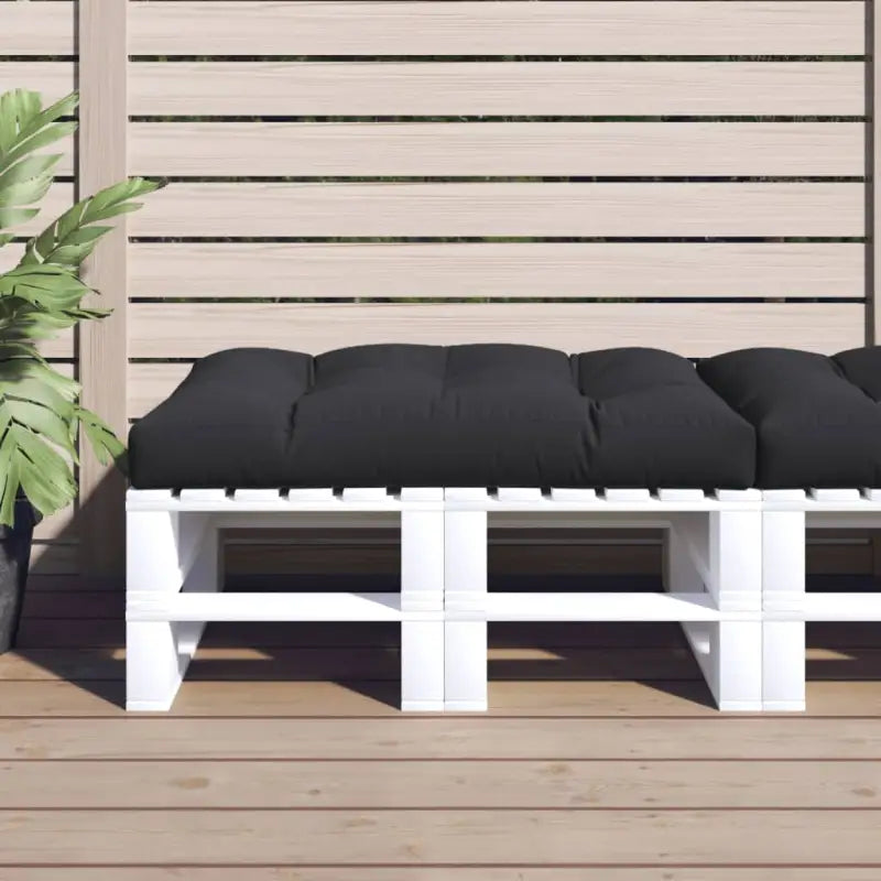 Palletkussen voor een frisse uitstraling en behoud van oorspronkelijke vorm - Zwart / 120 x 80 x 12 cm / 1