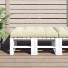 Palletkussen voor een frisse uitstraling en behoud van oorspronkelijke vorm - Crème / 120 x 80 x 12 cm / 1