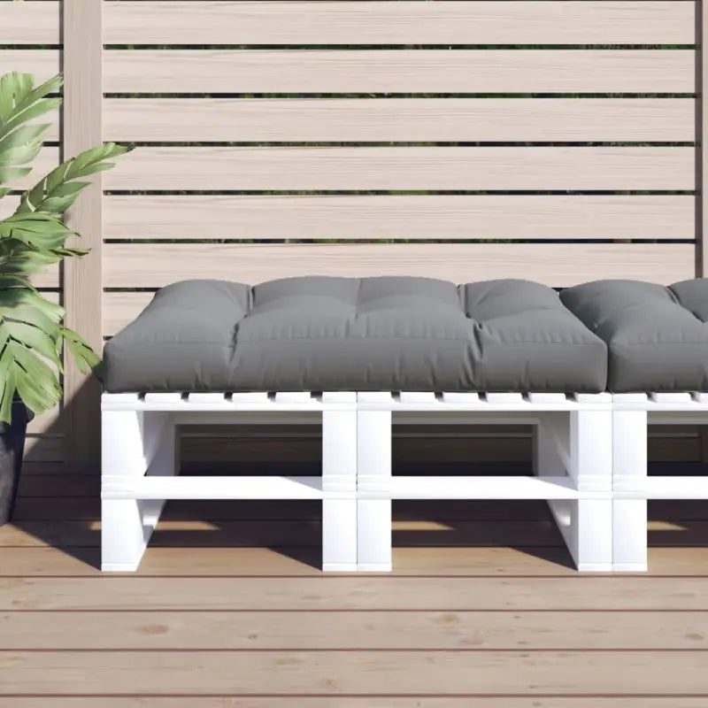 Palletkussen voor een frisse uitstraling en behoud van oorspronkelijke vorm - Donkergrijs / 120 x 80 x 12 cm / 1