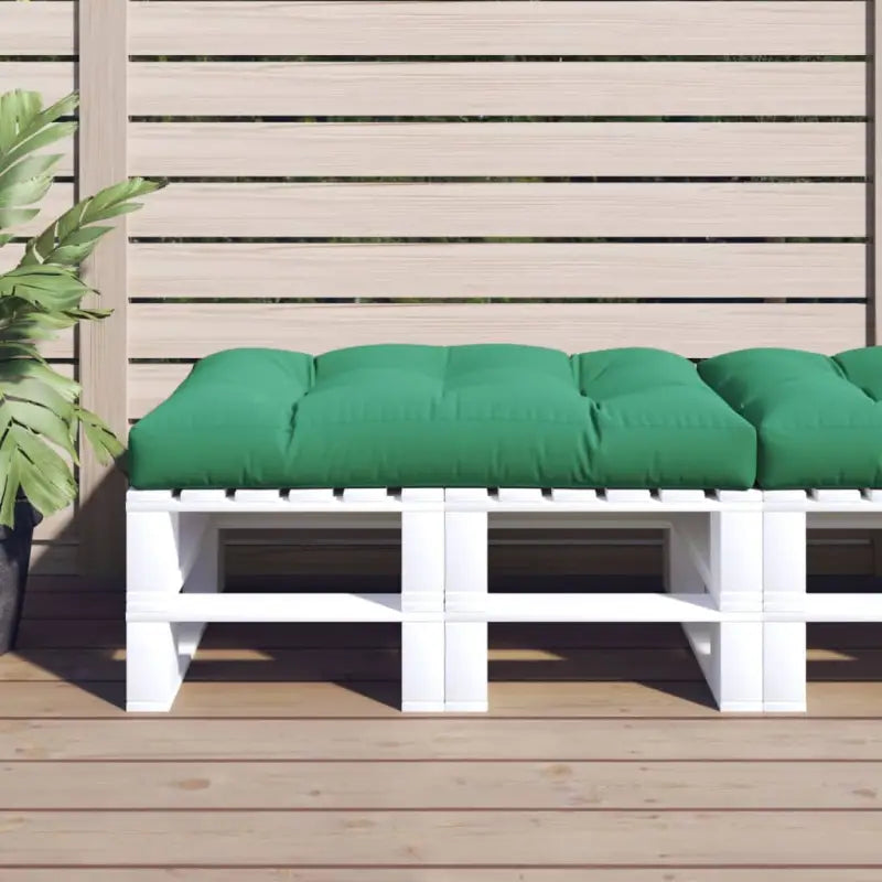 Palletkussen voor een frisse uitstraling en behoud van oorspronkelijke vorm - Groen / 120 x 80 x 12 cm / 1