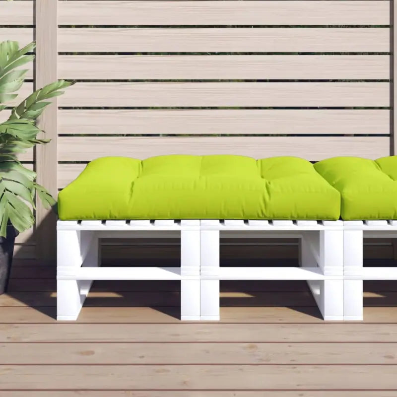 Palletkussen voor een frisse uitstraling en behoud van oorspronkelijke vorm - Heldergroen / 120 x 80 x 12 cm / 1