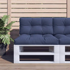 Palletkussens voor een frisse uitstraling en behoud van oorspronkelijke vorm - Marineblauw / 70 x 70 x 12 cm / 1