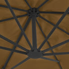 Parasol met draagbare voet en UV-bestendig doek voor optimale bescherming - Parasols en zonneschermen