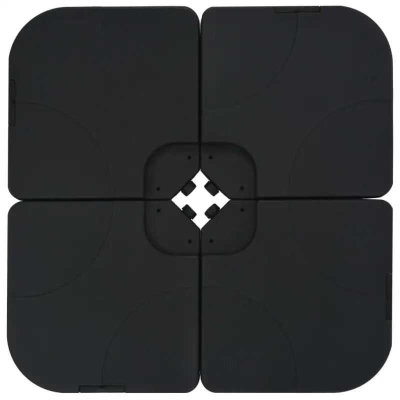 Parasol met draagbare voet en UV-bestendig doek voor optimale bescherming - Parasols en zonneschermen