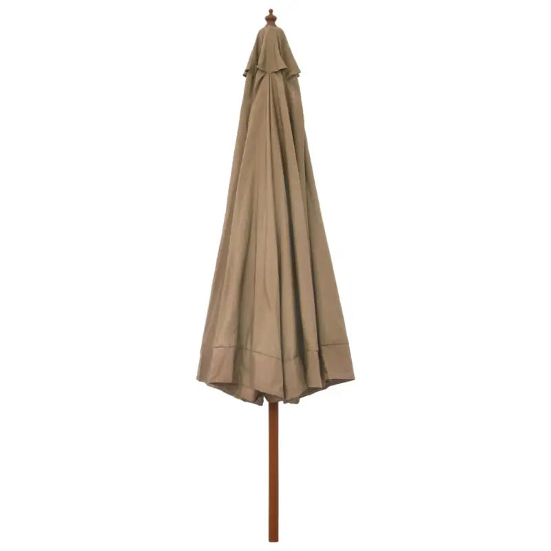 Parasol met houten paal voor schaduw en buiten genieten - Parasols en zonneschermen