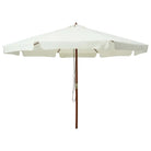 Parasol met houten paal voor schaduw en buiten genieten - Zandwit / 1 - Parasols en zonneschermen