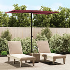 Parasols en Zonneschermen voor Schaduw en UV-bescherming - Bordeauxrood / 180 x 110 cm / 1 - Parasols en zonneschermen