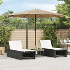 Parasols en Zonneschermen voor Schaduw en UV Bescherming - Bruin / 324 x 324 x 247 cm / 1 - Parasols en zonneschermen