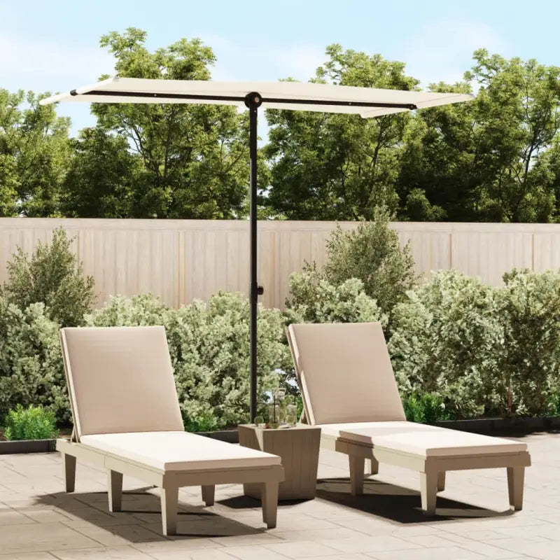 Parasols en Zonneschermen voor Schaduw en UV-bescherming - Zandwit / 180 x 110 cm / 1 - Parasols en zonneschermen