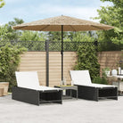 Parasols met LED’s voor schaduw en UV-bescherming tijdens open vuur - 324 x 324 x 247 cm / 1 - Parasols en zonneschermen