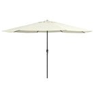 Parasols met metalen paal voor schaduw en UV-bescherming - Zandwit / 1 - Parasols en zonneschermen