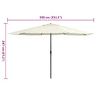 Parasols met metalen paal voor schaduw en UV-bescherming - Parasols en zonneschermen