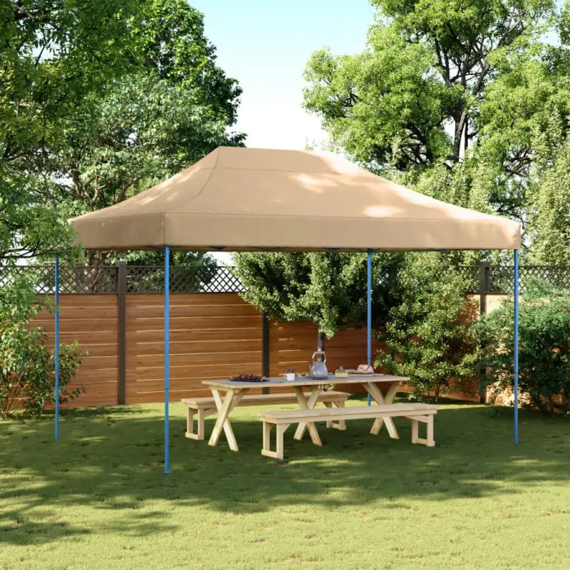 Partytent met 600d Oxford stof voor buitenactiviteiten - Beige / 1 / Zonder zijwand - Partytenten & prieëlen