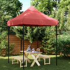 Partytent met 600d Oxford stof voor buitenevenementen en feesten - Bordeauxrood / 1 / Zonder zijwand - Partytenten &