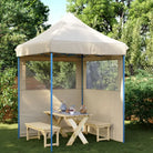 Partytent met 600d Oxford stof voor buitenevenementen en feesten - Beige / 1 / met 2 zijwanden - Partytenten & prieëlen