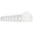 Partytent met Dak en Zijwanden voor uitstekende bescherming tegen de zon - 17.84 x 4.08 x 3.22 m - Partytenten &