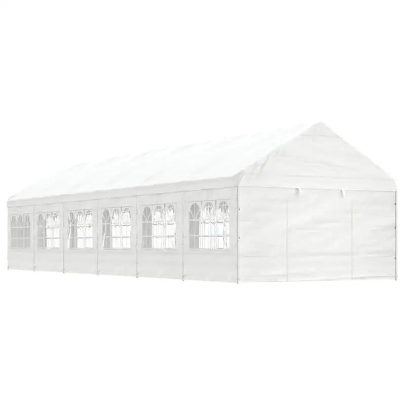 Partytent met Dak en Zijwanden voor uitstekende bescherming tegen de zon - 13.38 x 4.08 x 3.22 m - Partytenten &