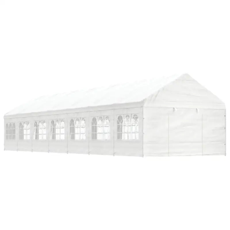 Partytent met Dak en Zijwanden voor uitstekende bescherming tegen de zon - 15.61 x 4.08 x 3.22 m - Partytenten &
