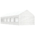 Partytent met Dak en Zijwanden voor uitstekende bescherming tegen de zon - 11.15 x 4.08 x 3.22 m - Partytenten &