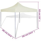 Partytent met roestvrij stalen frame voor buiten en tuinactiviteiten - Partytenten & prieëlen
