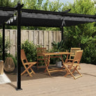 Partytent met uittrekbaar dak voor ultiem tuinplezier - Antraciet / 1 - Partytenten & prieëlen