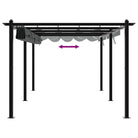 Partytent met uittrekbaar dak voor ultiem tuinplezier - Partytenten & prieëlen