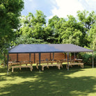 Partytent voor tuinfeesten en buitengebruik - Antraciet / 4 x 9 m / 1 - Partytenten & prieëlen