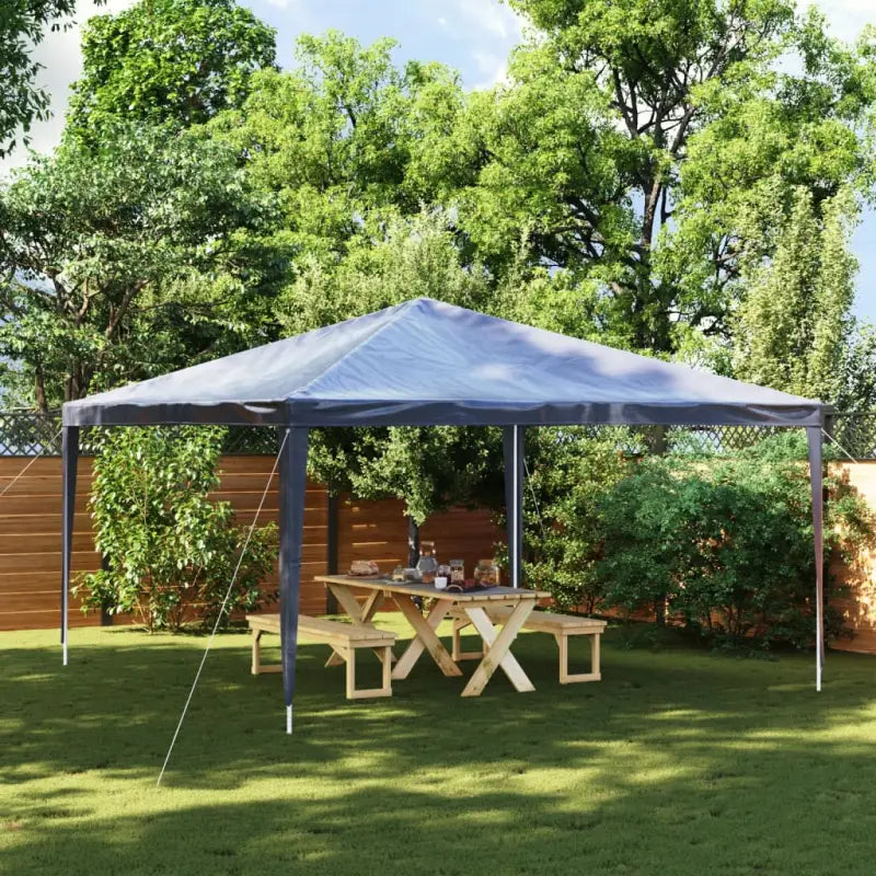 Partytent voor tuinfeesten en buitengebruik - Blauw / 4 x 4 m / 1 - Partytenten & prieëlen