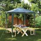 Partytent voor tuinfeesten en buitengebruik - Groen / 2 x 2 m / 1 - Partytenten & prieëlen
