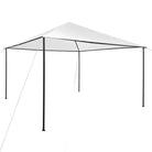 Partytenten en prieel van oxford stof voor buitenbijeenkomsten - Wit / 4 x 4 m - Partytenten & prieëlen