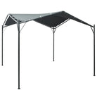 Partytenten met oxford stof en stalen frame voor elke gelegenheid - Antraciet / 3 x 3 m - Partytenten & prieëlen