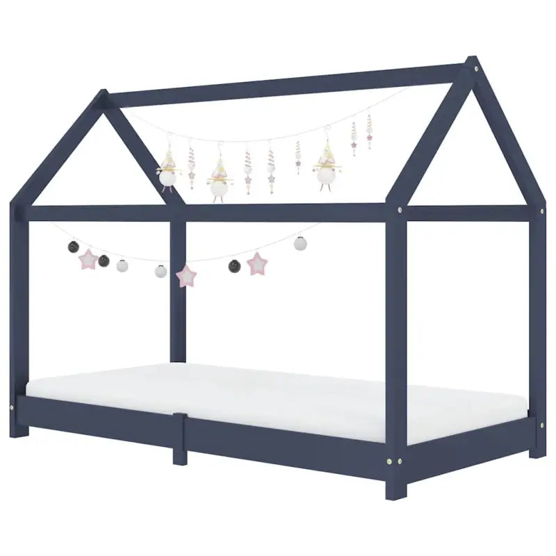 Peuter- en kinderbed met massief grenenhout en boomhut-stijl - Peuter- & kinderbedden