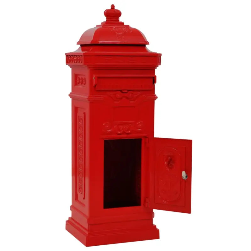 Pilaar brievenbus in vintage stijl voor tuin of entree - Brievenbussen