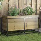 Plantenbak biedt duurzaamheid met massief grenenhout voor tuin of balkon - geïmpregneerd grenenhout / 100 x 40 x 50 cm