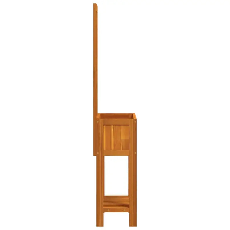 Plantenbak met latwerk van massief acaciahout voor tuin en terras - Bloempotten & plantenbakken