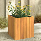 Plantenbak van massief acaciahout voor bloemen en planten - 25 x 25 x 25 cm / 1 - Bloempotten & plantenbakken