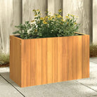 Plantenbak van massief acaciahout voor bloemen en planten - 59 x 27.5 x 35 cm / 1 - Bloempotten & plantenbakken